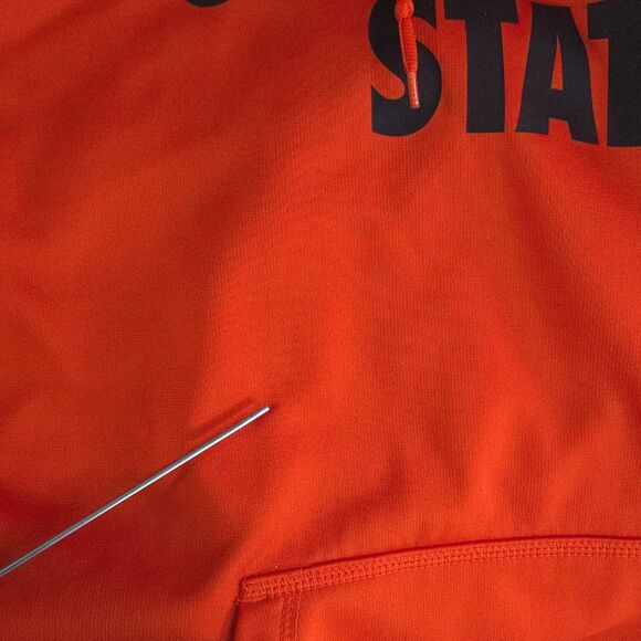 Nike Oklahoma State OSU Cowboys Hoodie Mens M Therma-Fit NCAA Football Free Ship - Picture 8 of 13